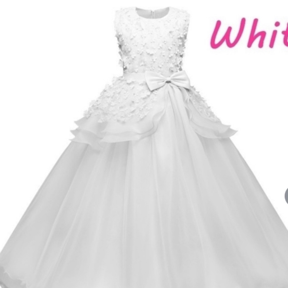 NEW White girls gown